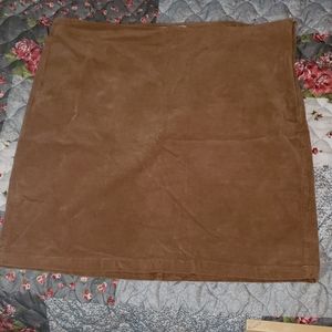 Corduroy mini skirt